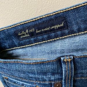 Citizens of humanity low waisted cropped jeans